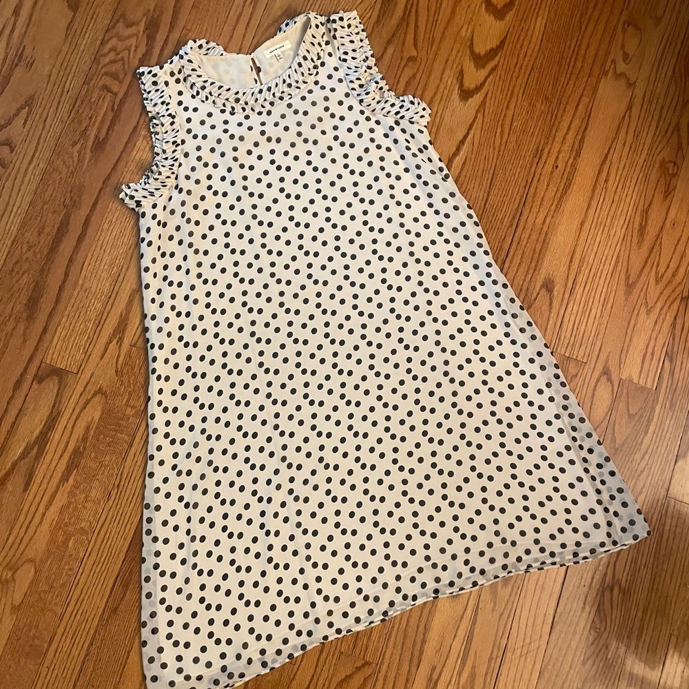 Polka Dot Dress with ruffled detail
